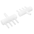 thumbnail image 1 of Unique Bargains Aquarium Plastic 4-Way Air Flow Pump Tubing Splitter Control Valve White 2pcs, 1 of 4
