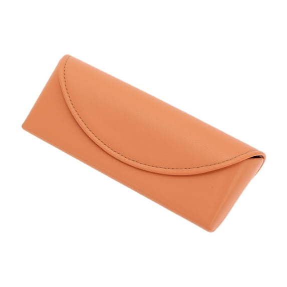 Unique Bargains Arc Edge Eyeglasses Case Portable Eyeglasses Storage 6.5"x2.68"x1.57" Orange