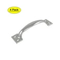 thumbnail image 1 of Unique Bargains Arch Silver Tone Door Handle- 0.15" Hole Diameter-4 Pack, 1 of 5