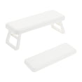 thumbnail image 1 of Unique Bargains Arm Rest for Nails Tech Foldable Hand Stand for Nail Tech Nail Arm Rest Manicure Nail Arm Rest with Bracket for Nail Salons Technician White, 1 of 7