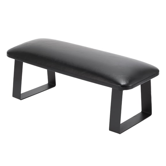 Unique Bargains Arm Rest for Nails Tech Non-Slip Manicure Hand Rest with Detachable Brackets Nail Hand Rest Black