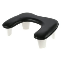 Unique Bargains Arm Rest for Nails Tech U Shaped with Detachable Brackets with Non-slip Pads Arm Rest Pillow Black