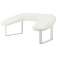 thumbnail image 1 of Unique Bargains Arm Rest for Nails Tech U Shaped with Detachable Brackets with Stable Base Arm Rest Pillow White, 1 of 2