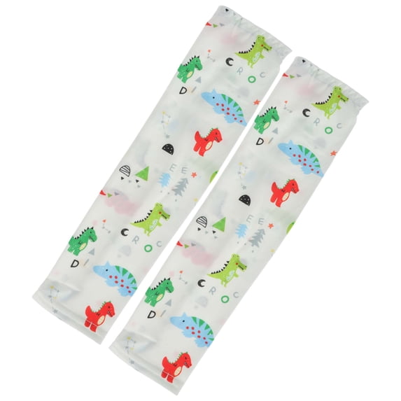 Unique Bargains Arm Sleeves Cartoon Pattern Sun Protection Crocodile Dinosaur
