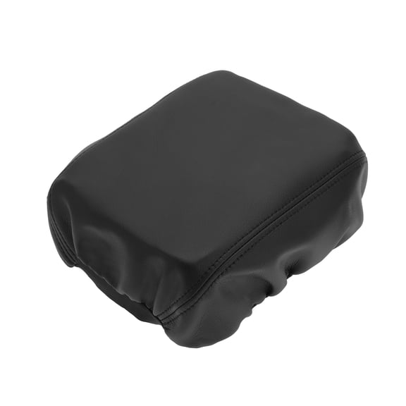 Unique Bargains Armrest Cover for Jeep Wrangler Microfiber Leather Black without Storage Bag