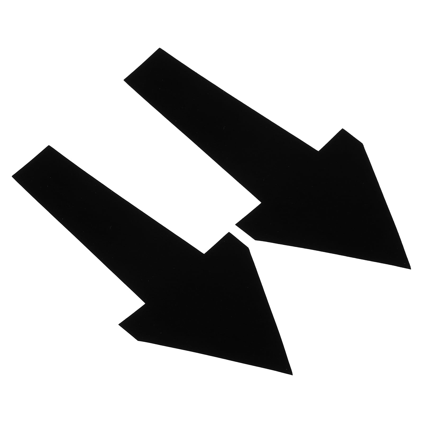 Unique Bargains Arrow Sticker Removable Self Adhesive Waterproof Floor Decal Black