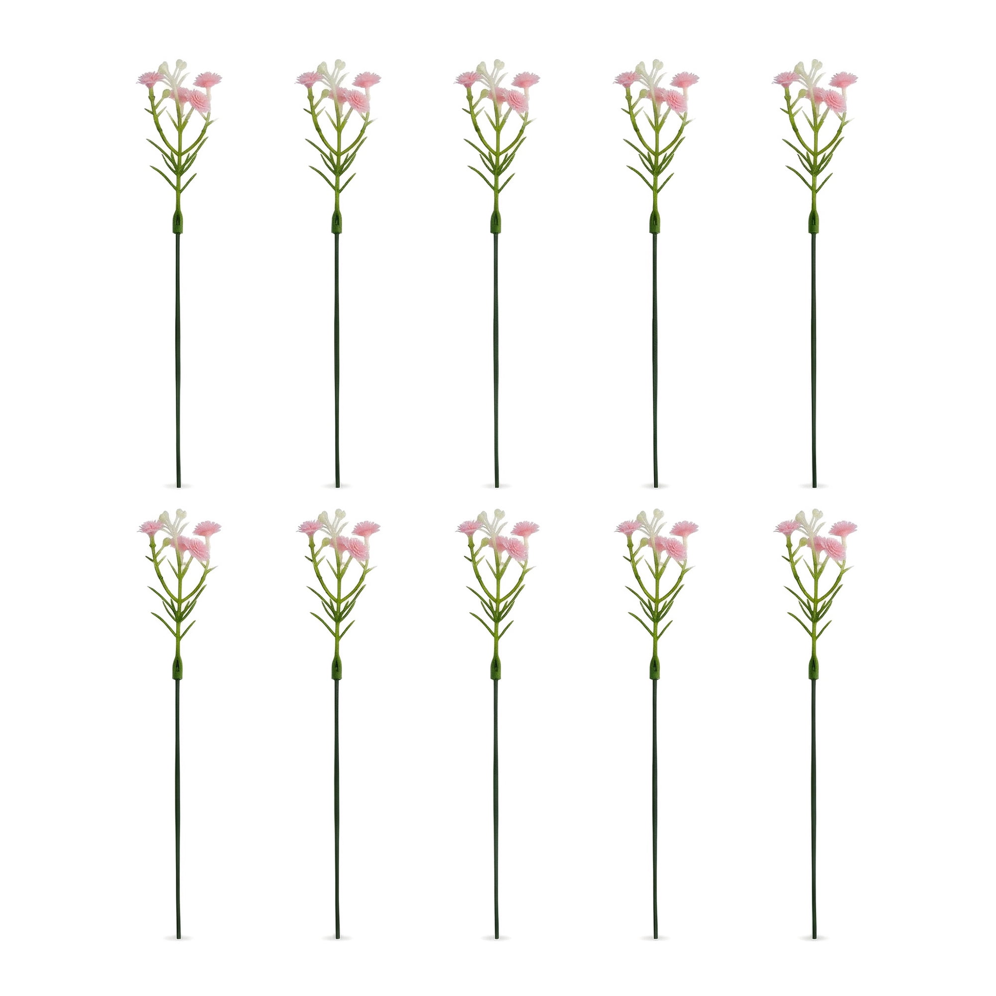 Unique Bargains Artificial Baby's Breath Flowers Faux Bouquets Light Pink 8.9inch