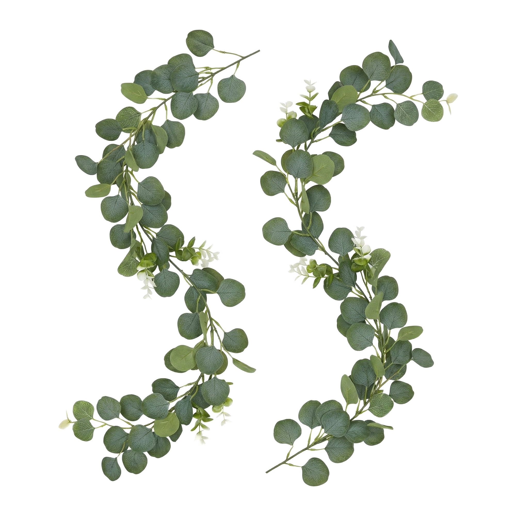 Unique Bargains Artificial Eucalyptus Garland Faux Runner Leaf Vine Arch Table 71 in