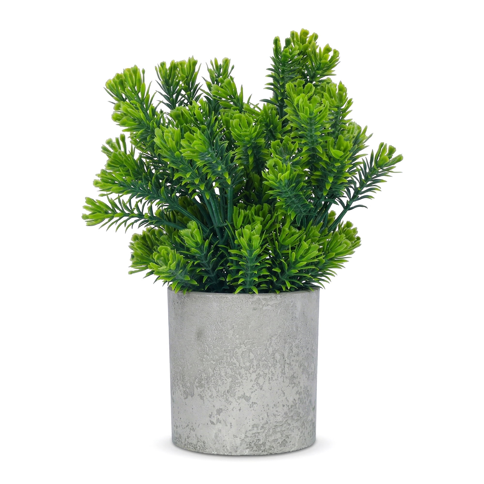Unique Bargains Artificial Eucalyptus Plants in Pot Small Faux Greenery 7.9" Rosemary