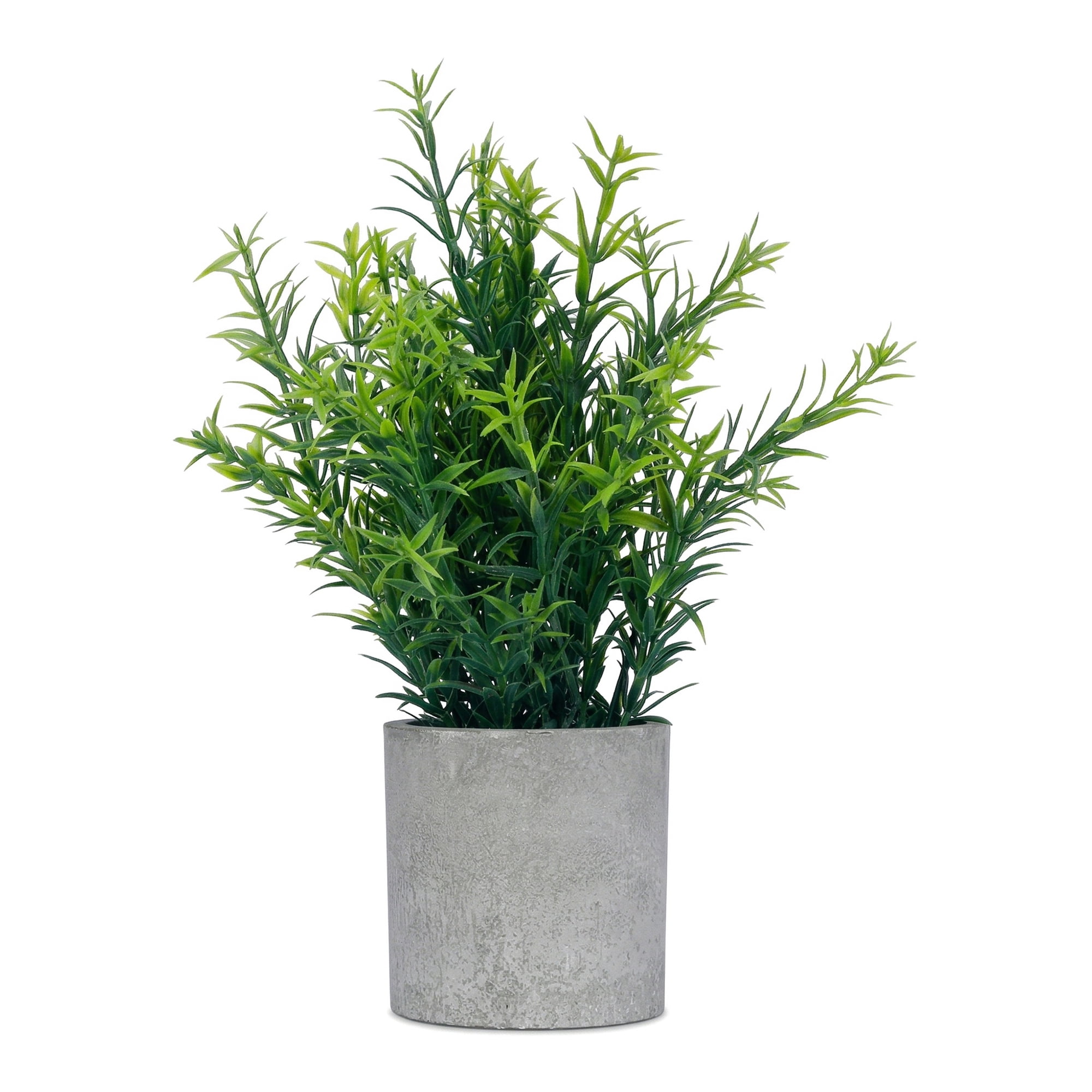 Unique Bargains Artificial Eucalyptus Plants in Pot Small Faux Greenery 7.9" Snakeweed