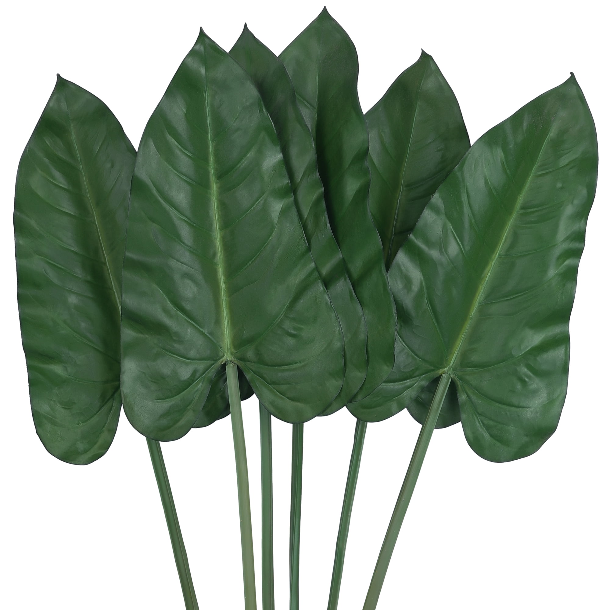 Unique Stems Unique Bargains Artificial Stems Leaves Fake Greenery Plants for Home ...