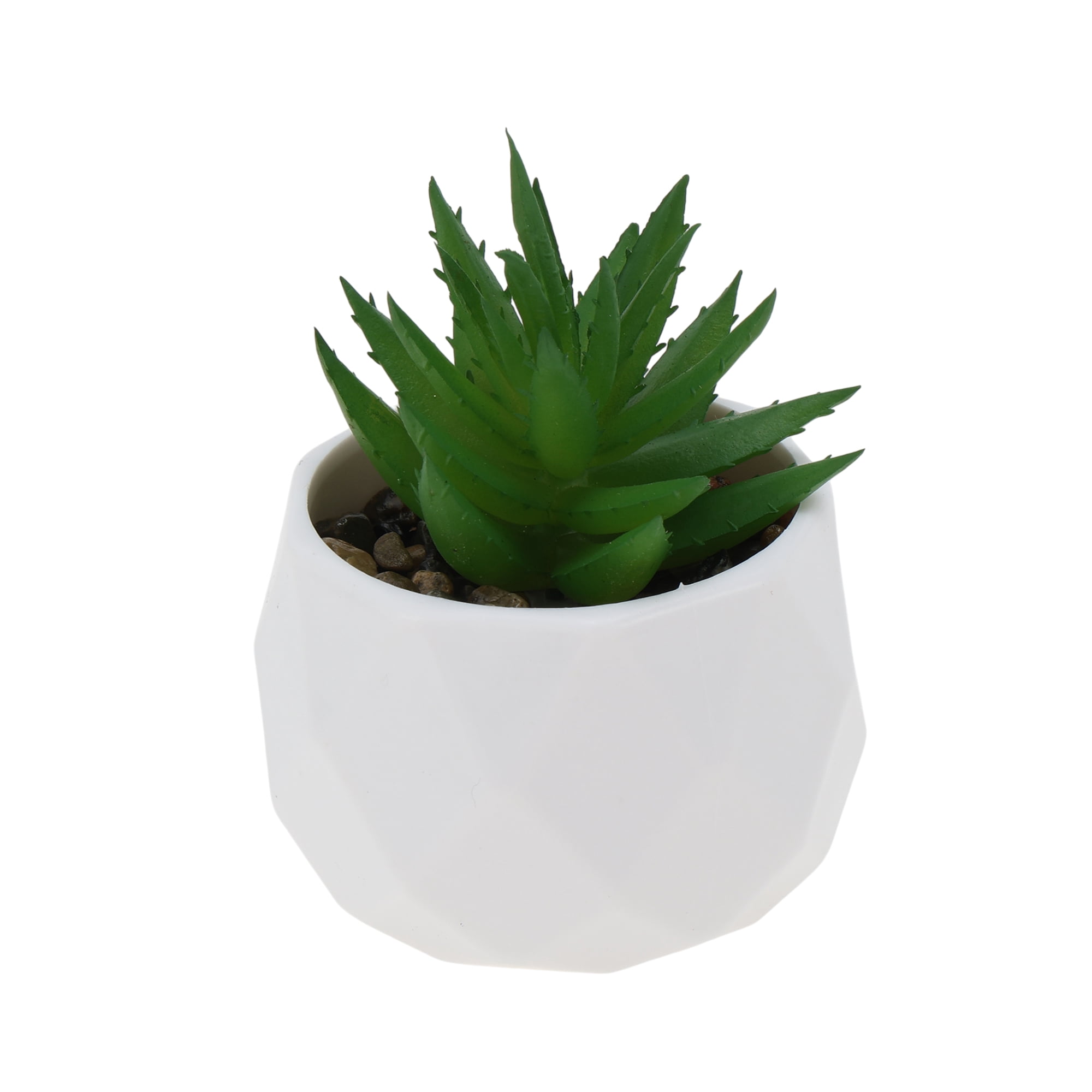 Unique Bargains Artificial Succulent Plants for Desk Decoration Green Type 8