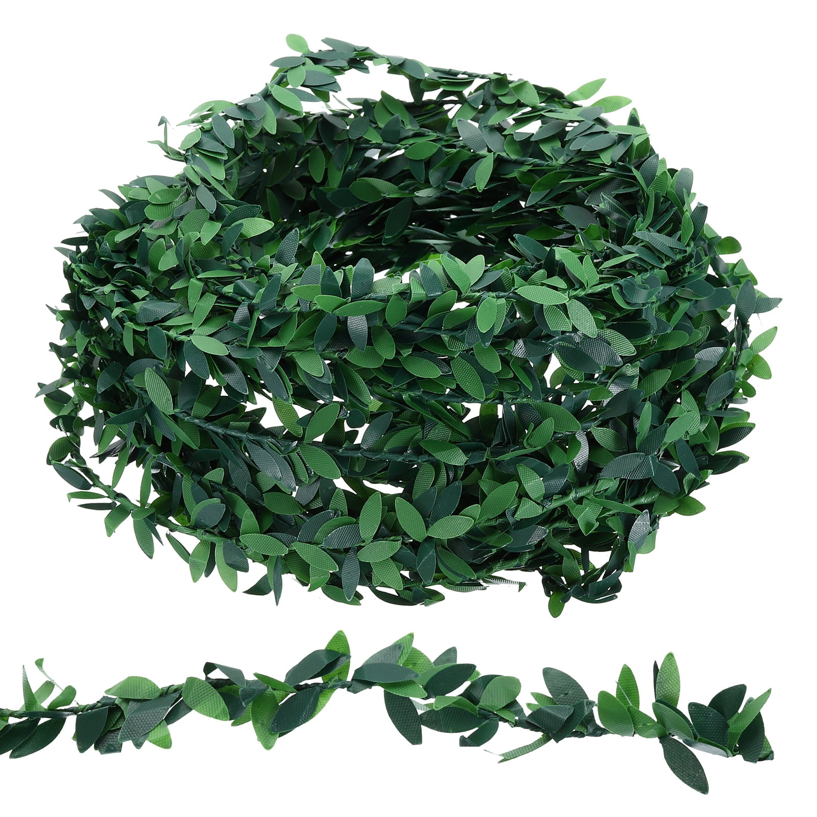 Unique Bargains Artificial Vines Greenery Garland Fake Leaf Garland for Decoration Green