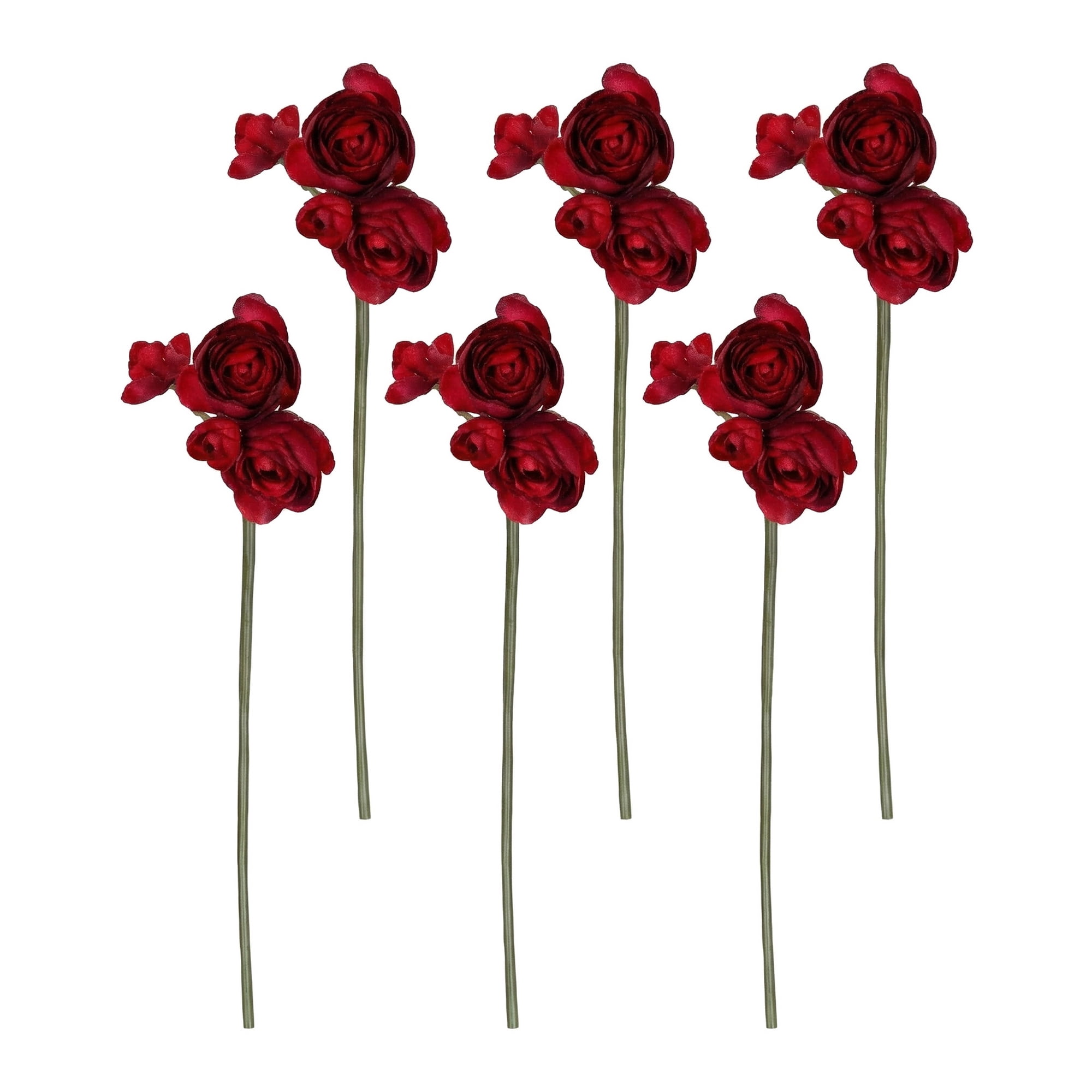 Unique Stems Unique Bargains Artificial Flower Bouquet Faux Berry Greenery Stems ...