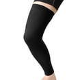 thumbnail image 1 of Unique Bargains Athletics Knee Compression Sleeves Support Running Sport Brace Thigh Calf Sock Black XL, 1 of 5