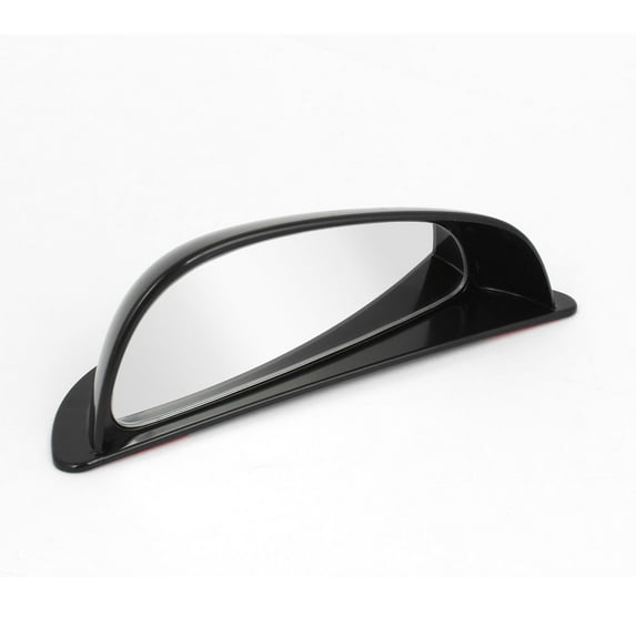 Unique Bargains Auto Car 7" Length Black Plastic Frame Left Blindspot Rearview Mirror Sticker