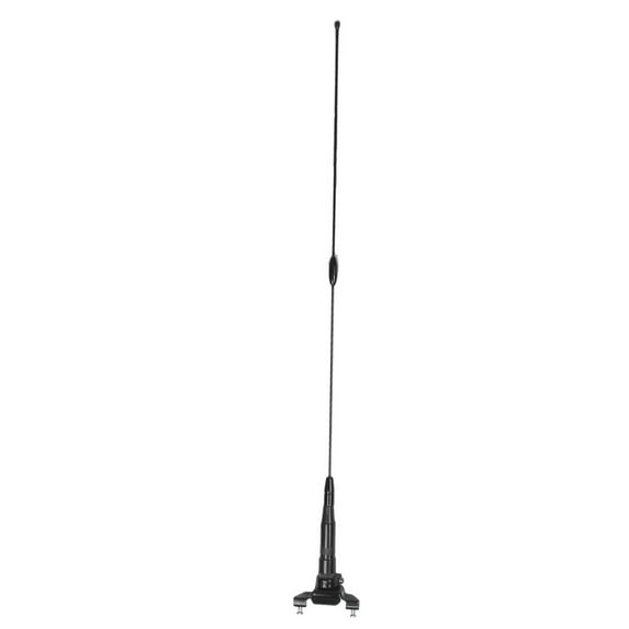 Unique Bargains Auto Car Adjustable Angle Metal Dummy Antenna Black 23.5 Inches Height