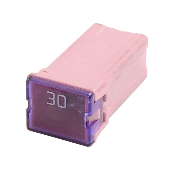 Unique Bargains Auto Car Straight Female Terminals Link PAL Fuse 30A Pink