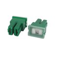thumbnail image 1 of Unique Bargains Auto Car Truck 40A 32V Female PAL 2 Terminal Slow Blow Fuse Green 2Pcs, 1 of 1