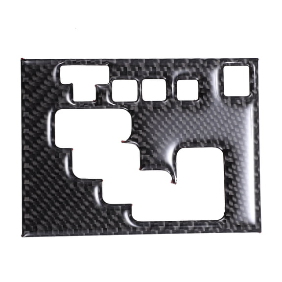 Unique Bargains Auto Gear Shift Panel Trim Cover Trim Cover for Toyota 4Runner Carbon Fiber & Crystal Epoxy. Black