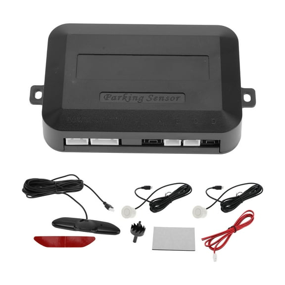 Unique Bargains Auto Reverse Backup Radar System Reverse Parking Sensors 2 Parking Sensors