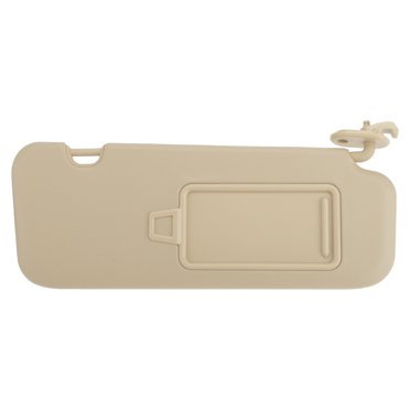 Pair Of Beige Sun Visors Left & Right For 2005-2008 Hyundai Sonata – Direct Replacement, 1-Year Warranty