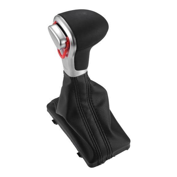 Unique Bargains Automatic Gear Shift Knob with Gaiter Boot for Audi A5 A4L B8PA B8PA B9 2009-2016 Left Hand Drive
