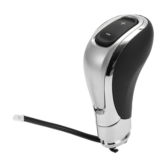 Unique Bargains Automatic Gear Shifter Knob for Buick Encore 2013-2019 Plastic Automotive Gearbox Stick Shifter Lever Knob Black Silver Tone