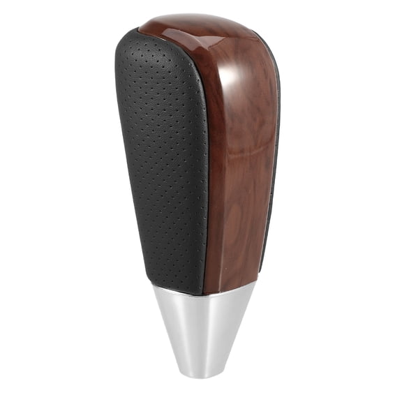 Unique Bargains Automatic Transmission Gear Shift Knob Red Wood Pattern for Toyota Land Cruiser 2003-2021 Black Brown