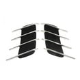 thumbnail image 1 of Unique Bargains Automobile Car Black Adhesive Side Vent Air Flow Fender Sticker Cover 2Pcs, 1 of 3