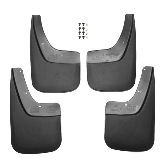 Unique Bargains Automotive Mud Guards Splash for Compatible for Chevrolet Avalanche 1500 2002-2006 (Set of 4)