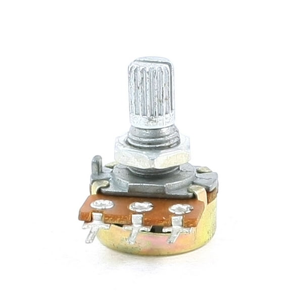 Unique Bargains B5K 5K ohm Split Shaft 3-Pin Single Turn Rotary Taper Potentiometers