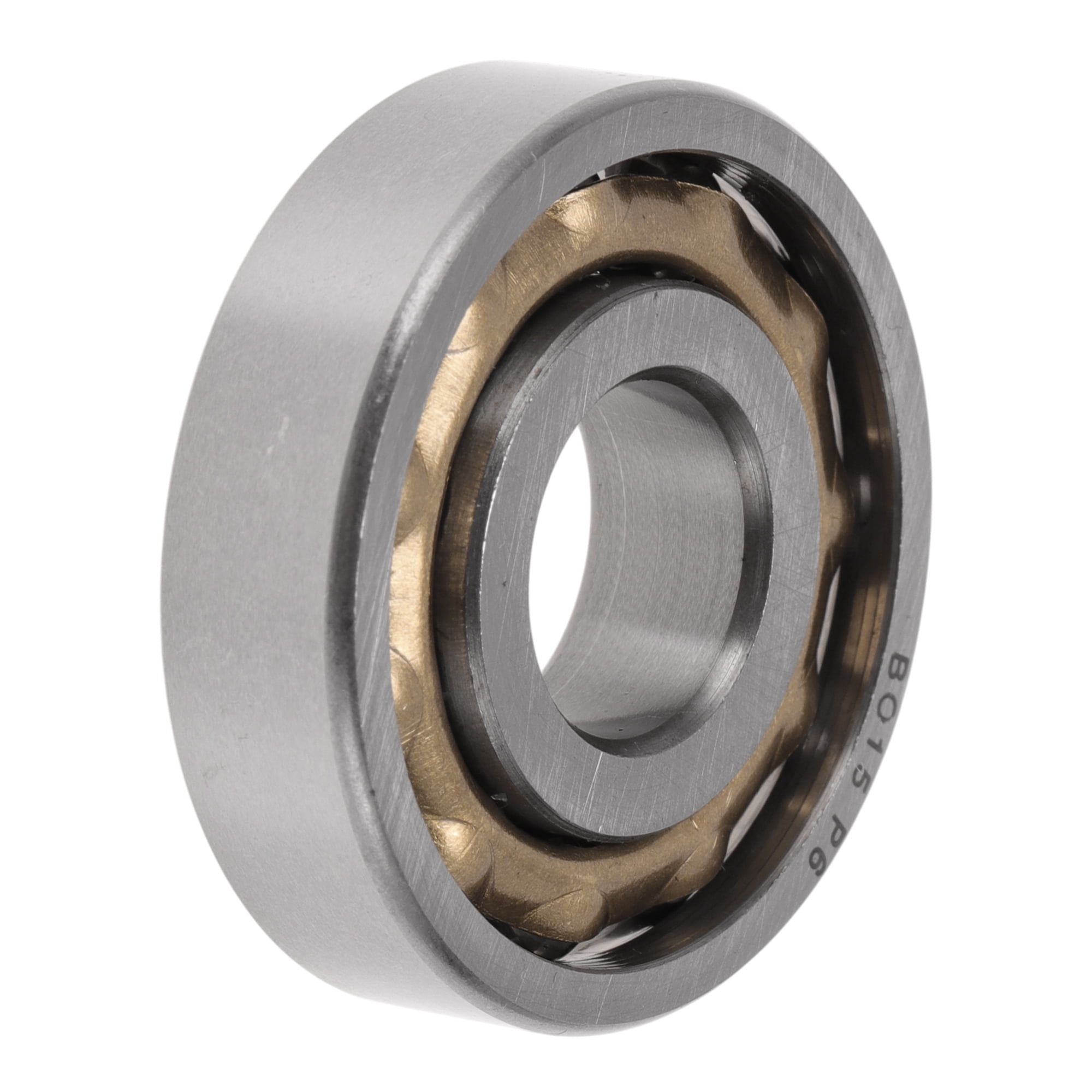 Unique Bargains BO15 Deep Groove Ball Bearings 15x40x10mm P6 Open Type Lubricated Bearings 1 Pc Car Scooter Skateboard Wheel Universal Silver Tone Gold Tone