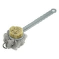 thumbnail image 1 of Unique Bargains Back Scrubber Double Side Long Handle Bath Brush Handle Brush for Bath Shower 15.35"x4.72"x4.13" Gray, 1 of 7