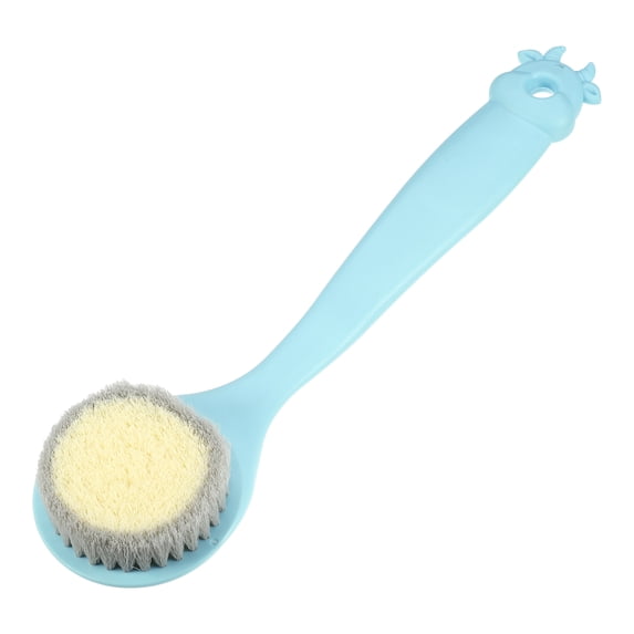 Unique Bargains Back Scrubber Long Handle Bath Brush Long Handle Brush for Bath Shower 11.81"x2.95"x0.98" Blue