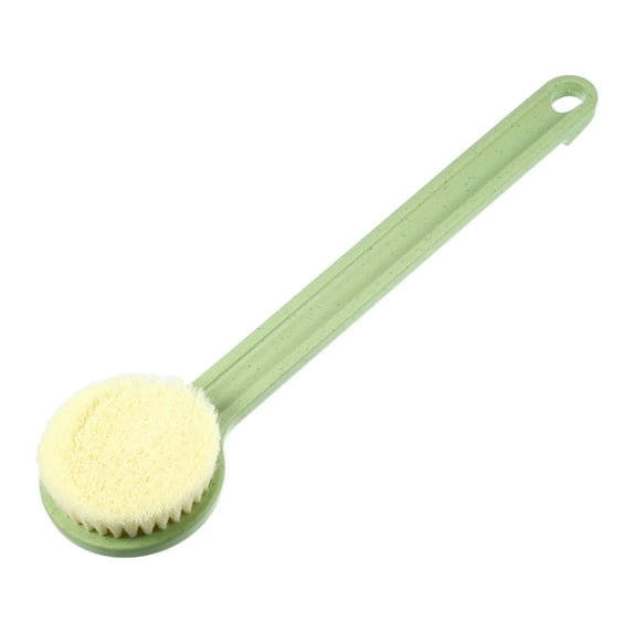Unique Bargains Back Scrubber Long Handle Bath Brush Long Handle Brush for Bath Shower 13.98"x3.15"x1.18" Green