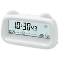 thumbnail image 1 of Unique Bargains Backlight Loud Sound Digital Alarm Clock White 6.1"L x 1.8"W x 3.7"H, 1 of 6