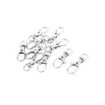thumbnail image 1 of Unique Bargains Backpack Handbag Swivel Lobster Claw Clasps Clip Silver Tone 37x13mm 10 Pcs, 1 of 2
