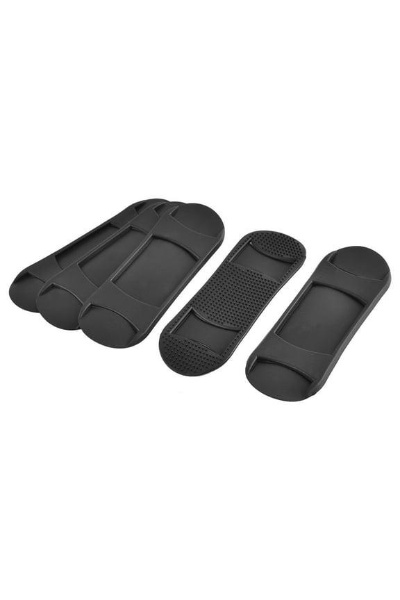 Backpack Plastic Non-slip Replacement Shoulder Bag Strap Pads Black 5pcs