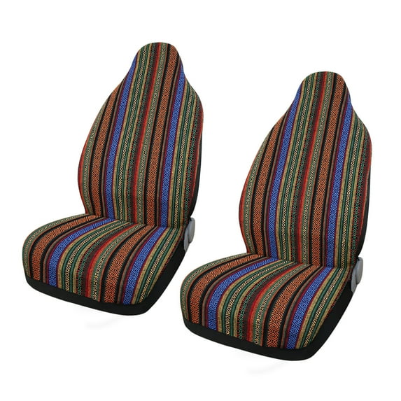 Unique Bargains Baja Blanket Car Front Seat Cover Protector Cushion 2 Pcs