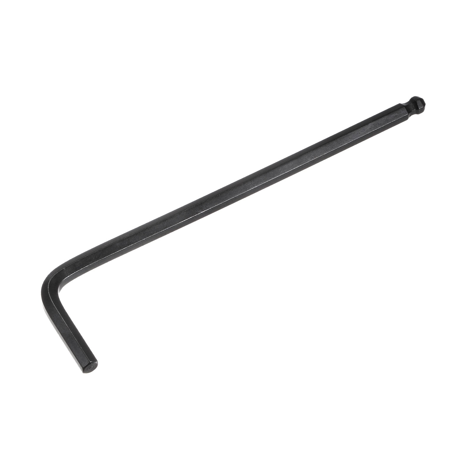 Unique Bargains Ball End Hex Key Wrench L Shaped Long Arm CR-V Black 3/16"