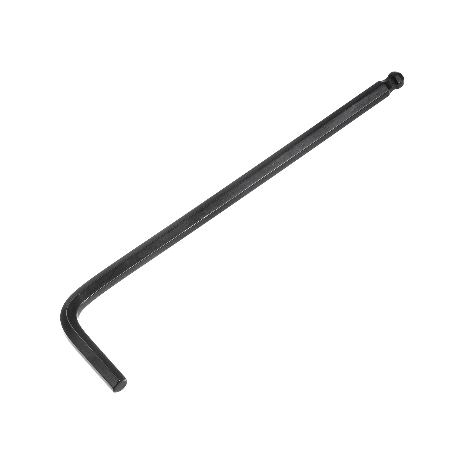 Unique Bargains Ball End Hex Key Wrench L Shaped Long Arm CR-V Black 5mm