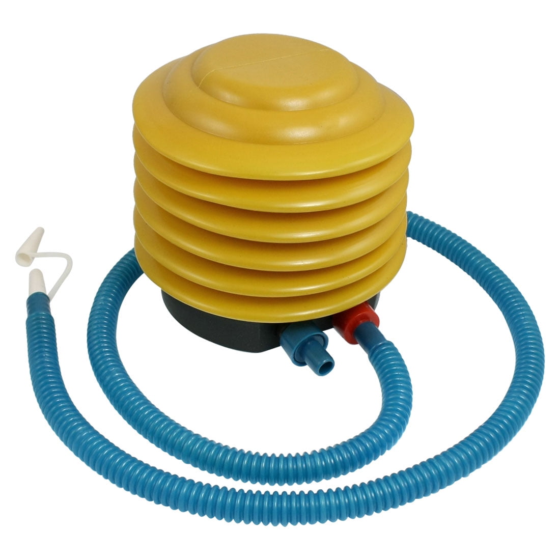 Unique Bargains Balloon Yoga Ball Swimming Ring Foot Air Pump Yellow