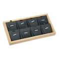 thumbnail image 1 of Unique Bargains Bamboo Wood Pendant Tray Stackable Storage Jewelry Tray Showcase Display Organizer for Pendants Gray, 1 of 8