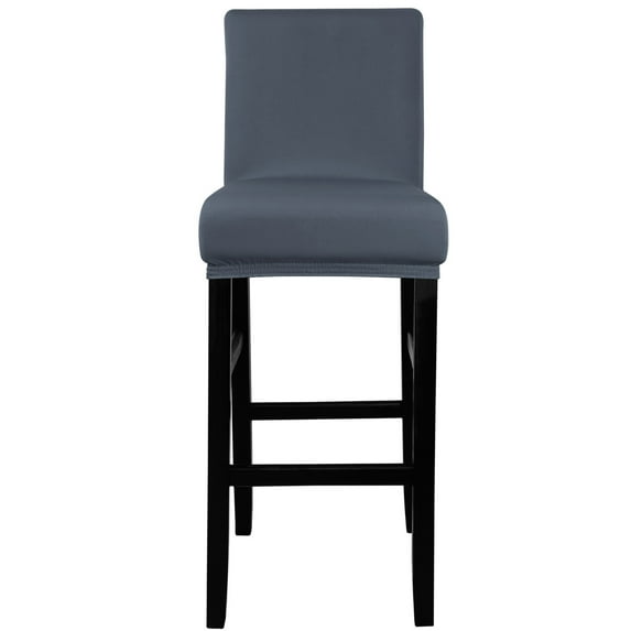 Unique Bargains Bar Stool Covers Counter Height Side Chair Slipcover Slategray 1