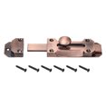 thumbnail image 1 of Unique Bargains Barrel Slide Door Bolt, 5 inch Zinc Alloy Security Latch Lock (Red Bronze), 1 of 3