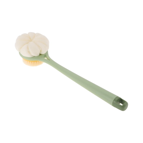 Unique Bargains Bath Brush Body Scrubber 14.96"x3.94"x2.36" Green