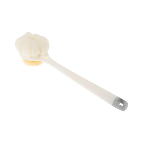 Unique Bargains Bath Brush Body Scrubber 14.96"x3.94"x2.36" White