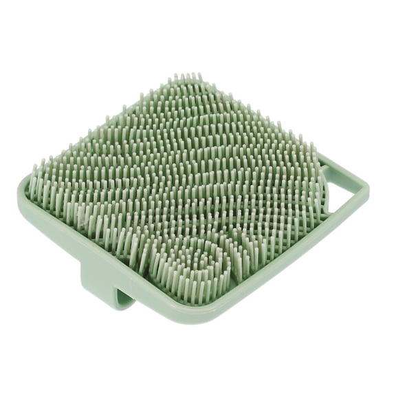 Unique Bargains Bath Brush for Shower 5.39"x5.24"x1.57" Green