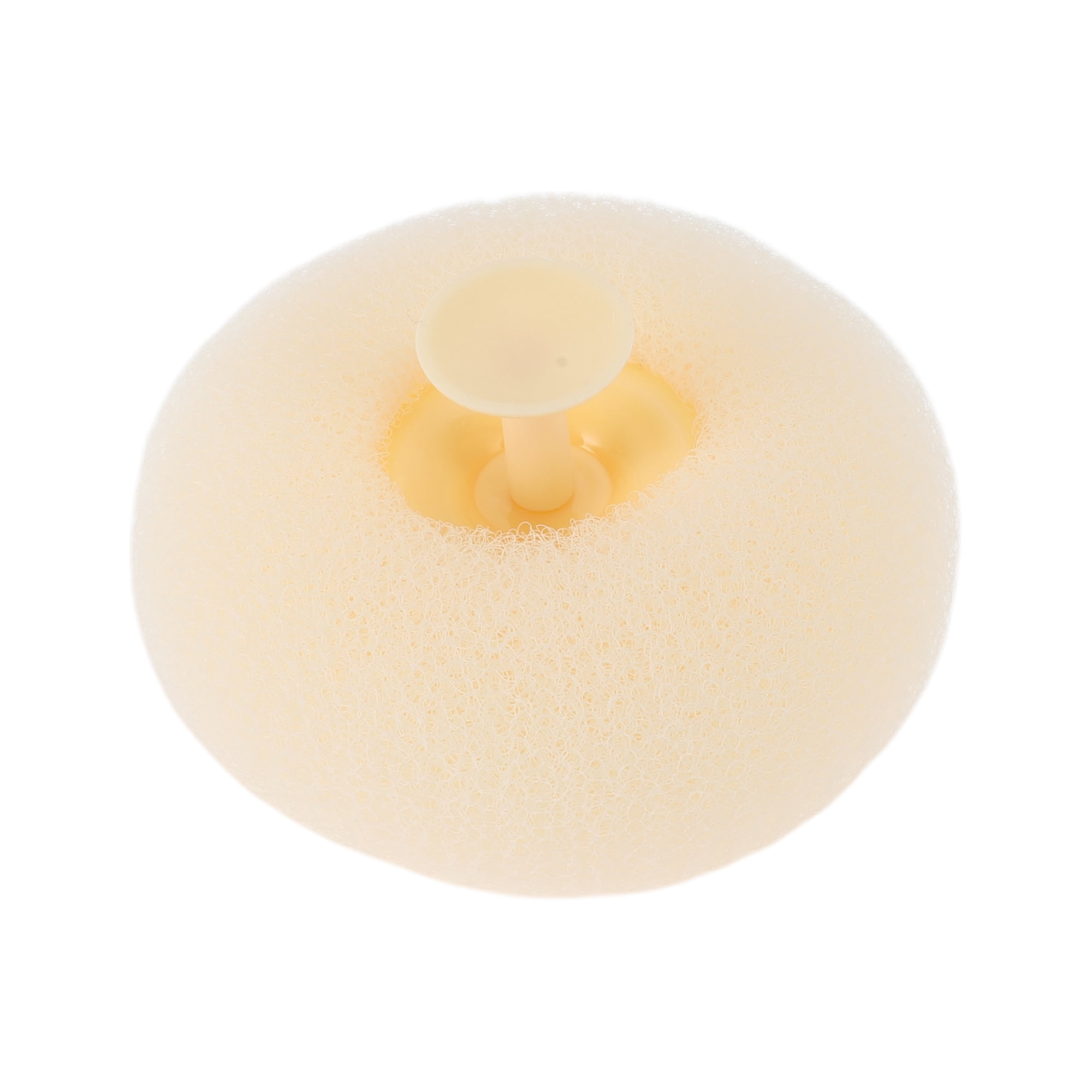 Unique Bargains Bath Shower Loofah Sponge Body Puffs 2.17"x4.53" 1 Pc Yellow